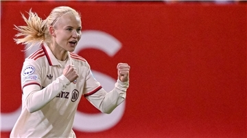 Die Münchnerinnen konnten dank Pernille Harder jubeln.