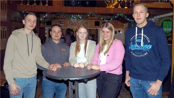 Gewählte bei der Jahreshauptversammlung der Sieverner Landjugend