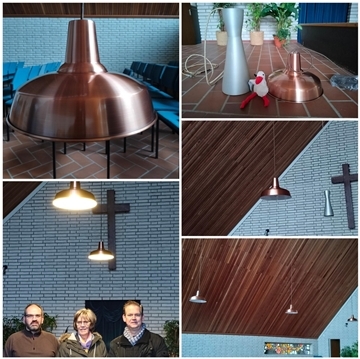 Die neue Beleuchtung lässt die Sieverner Friedhofkapelle erstrahlen.