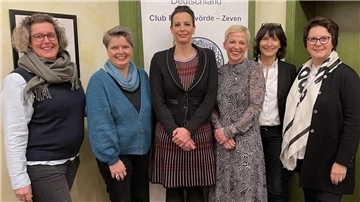 Die neue Vorstandsspitze (von links: Behlke Mohrmann, Silke Homburg, Nadine Eckhoff, Chatrina Reinheimer, Kerstin Maack und Marlies Holst.