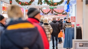Die Obere Bürger ist in der Woche nach Weihnachten gut besucht: Viele Menschen lösen ihre Gutscheine ein oder tauschen unpassende Geschenke um
