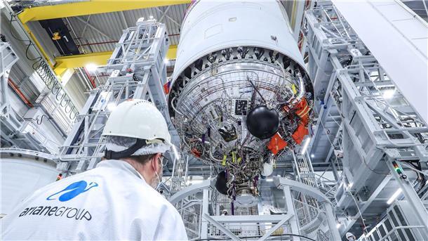 Die Oberstufe der Ariane 6 wird in Bremen montiert und in Lampoldshausen getestet. (Archivbild)