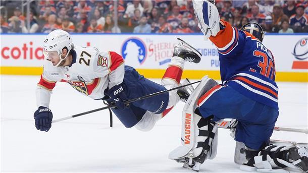 2:5 zu Hause: Oilers in NHL-Finals stark unter Druck Die Oilers setzten auf Calvin Pickard im Tor, der Plan ging nicht auf.