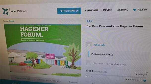 Die Online-Petition für ein  Begegnungszentrum wurde bereits von mehr als 300 Personen unterzeichnet.