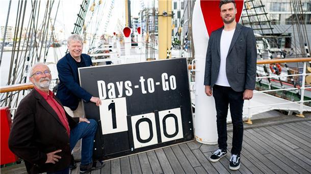 100 Tage bis „Sail“: „Vorfreude in der Stadt ist riesengroß“ Die Organisatoren Jörn Karweit, Henning Dörr und Ralf Meyer. In 100 Tagen beginnt mit der „Sail“ eines der größten Windjammer-Treffen.