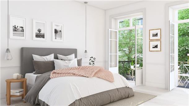 Helles Schlafzimmer