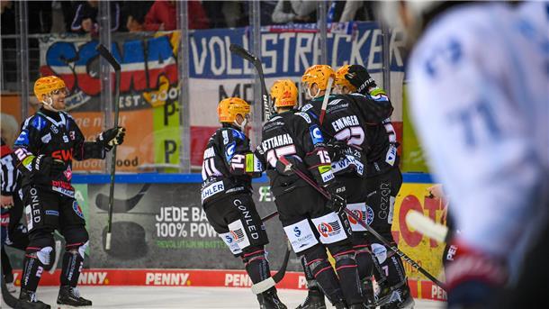 Pinguins haben ihr Ticket für das Playoff-Viertelfinale sicher Die Pinguins haben Grund zum Jubeln. Die Eishockey-Cracks haben ihren Platz im Playoff-Viertelfinale sicher.