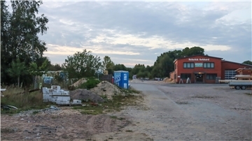 Die Pläne für ein Gewerbegebiet in Wilstedt werden konkreter. Wo jetzt noch Sandhügel und Baustoffreste stehen, könnte bald neues Gewerbe entstehen.