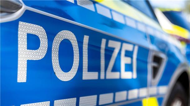 Mann rettet sich nach Streit mit Sprung ins Hafenbecken An der Tür eines Streifenwagens steht der Schriftzug Polizei.