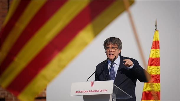 Abspaltungsgegner Illa neuer katalanischer Regierungschef Die Polizei leitete eine Großfahndung nach dem Separatistenführer ein.
