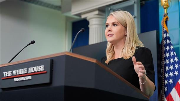 US-Kriegseintritt? Trump will binnen zwei Wochen entscheiden Die Pressesprecherin des Weißen Hauses, Karoline Leavitt, betont, Präsident Trump strebe stets Diplomatie an, würde aber auch - falls nötig - Stärke zeigen.