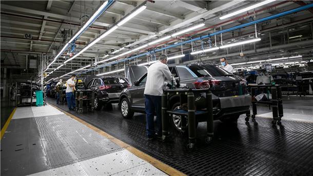 Die Produktion im VW-Montagewerk im portugiesischem Palmela steht vorerst still.