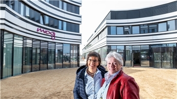 Die Projektentwicklerinnen Doreen Hartwig und Jutta Herfurth.