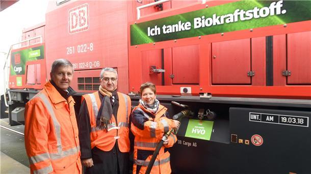 HVO-betriebene Rangierlokomotive