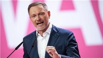 Die Rede des Bundesvorsitzenden der FDP, Christian Lindner, kam bei den Delegierten des Parteitags in Berlin gut an.