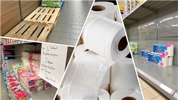Die Regale mit Toilettenpapier sind auch in Bremerhaven wieder leerer. Immer mehr Menschen decken sich aufgrund von steigenden Corona-Infektionszahlen - wie bereits zu Anfang der Pandemie - mit Toilettenpapier ein. Das belegen auch die Zahlen des Statistischen Bundesamts.