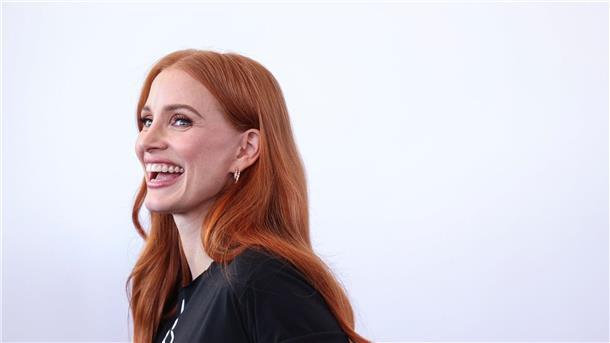 Die Schauspielerin Jessica Chastain ist nach Venedig gereist, um ihren neuen Film „Memory„ vorzustellen.