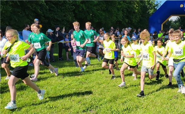 Ab auf die Piste: Erste Bilder vom elften Nordsee-Firmenlauf in Blexen Die Schüler starteten um 17 Uhr. Für die Erwachsenen ging es eine Stunde später los.