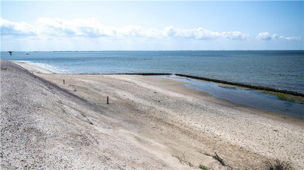 Sandaufspülung geplant: Schutzdüne wird verstärkt Die Schutzdüne im Westen der Insel Spiekeroog. Für den Schutz der ostfriesischen Insel planen Küstenschützer in diesem Sommer dort eine Sandaufspülung.