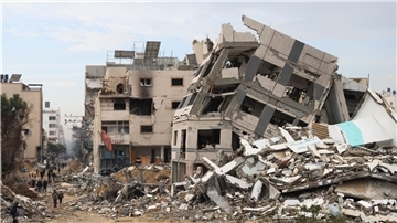 Die schweren Kämpfe im Gazastreifen dauern an.