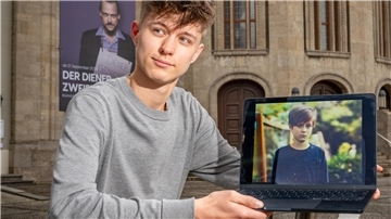 Die Serie „Anomalie“ wurde 2018 auch in Bremerhaven gedreht. Jerome de Preter, damals 12, spielt mit.