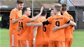 Jubelnde Fußballer