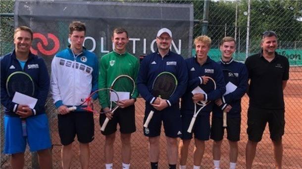 Siegerehrung der Herren beim Tennisklub Nordenham.