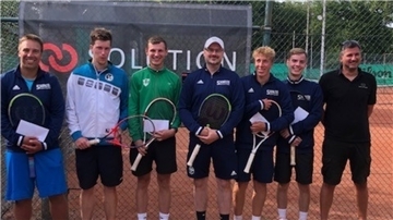 Siegerehrung der Herren beim Tennisklub Nordenham.