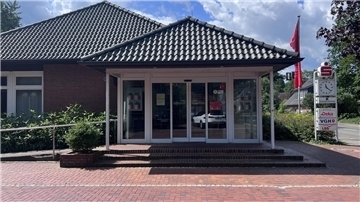 Die Sparkassen-Geschäftsstelle in Elsdorf.