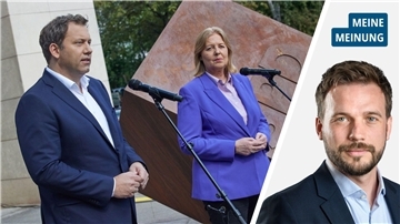 Kommentar von Jan Drebes zur Debatte über die Bürgergeld-Reform innerhalb der SPD.