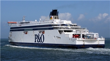 Fährschiff "Spirit of Britain" auf dem Ärmelkanal