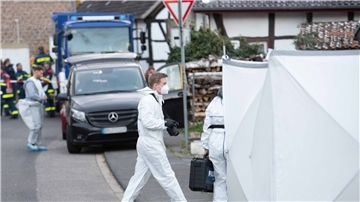 Die Spurensicherung am Einsatzort.