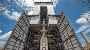 Die Startrampe der Ariane 6 auf dem europäischen Weltraumbahnhof in Französisch-Guayana.