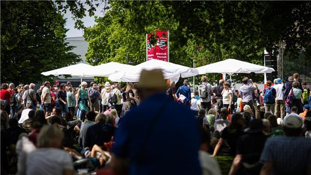 Kirchentag als „Frühlingsmärchen“: Drei Erkenntnisse Die Stimmung beim Kirchentag war vielerorts ausgelassen.