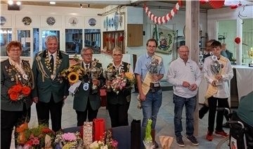 Die Majestäten der Stadtmeisterschaft und des Stadtkönigsschießens