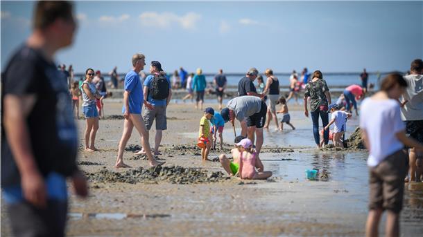 Die Strände in Cuxhaven (Foto) und an der Wurster Küste waren die beliebtesten Anlaufstellen für die Besucher.