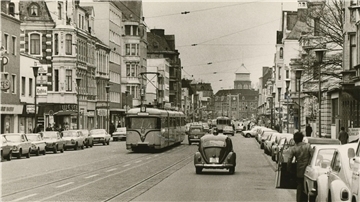 Die Straßenbahn fuhr bis 1982 in Bremerhaven.