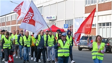 Demo bei Frosta