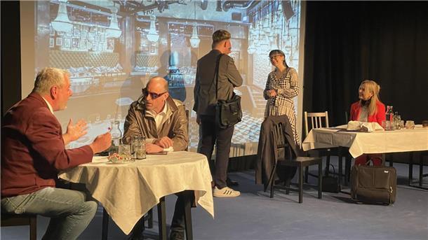 Szene auf der Theaterbühne