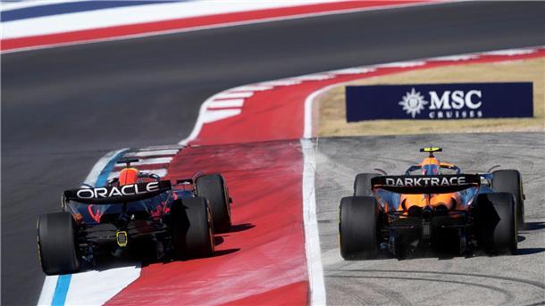 McLaren scheitert: Austin-Strafe für Norris bleibt Die Szene, um die es geht.