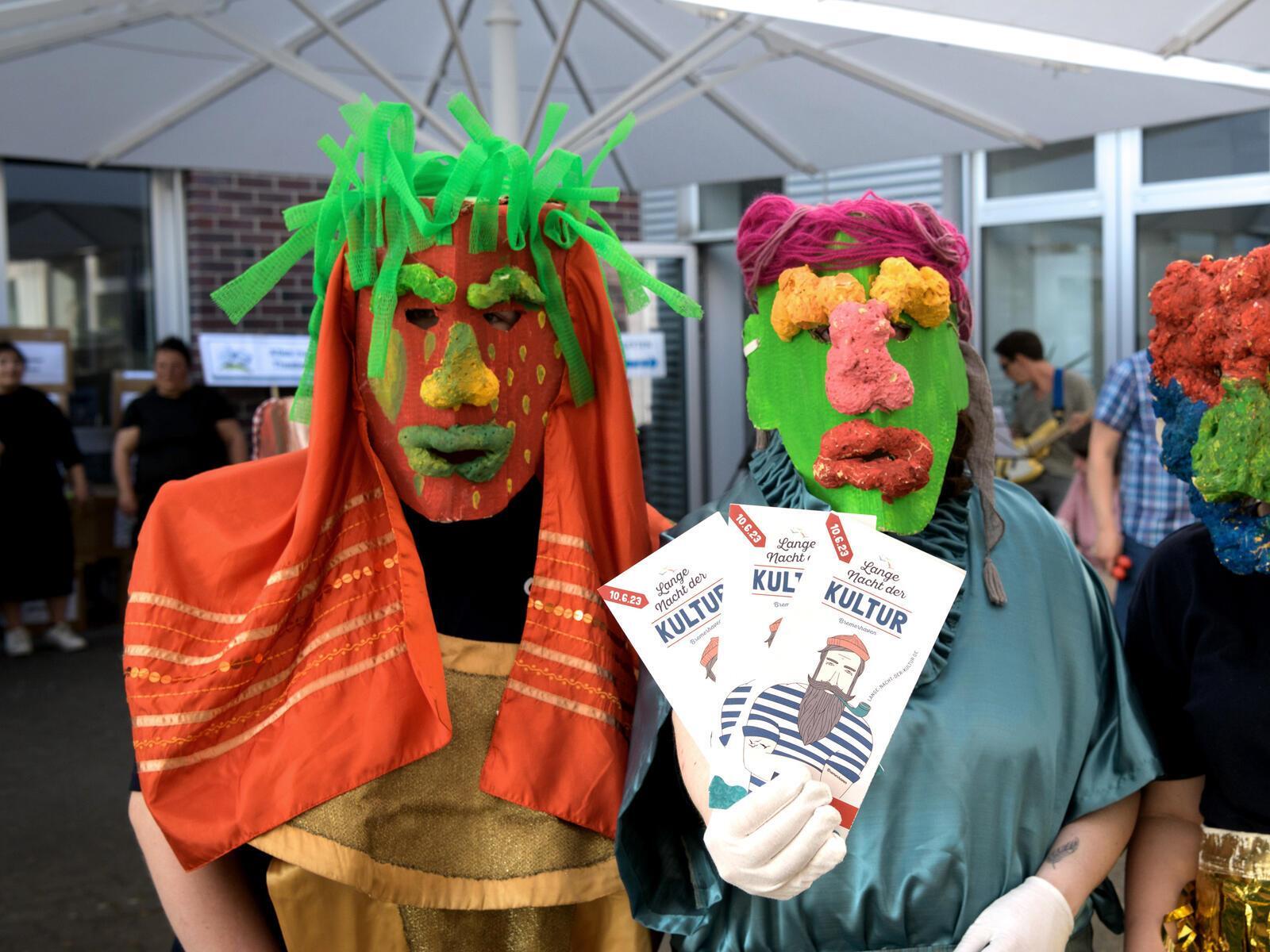 Die Theatergruppe "Alles nur Theater" nahm für die Lebenshilfe an der "Langen Na...