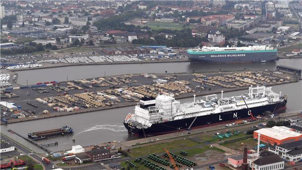 „Transgas Force“ bei der Lloyd Werft