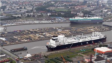 „Transgas Force“ bei der Lloyd Werft