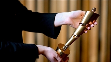 Die Trophäe „Lola“ wird beim Deutschen Filmpreis 2023 verliehen.