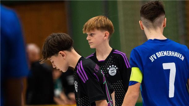 Die U14-Talente des JFV Bremerhaven konnten sich in Hartberg auch mit dem FC Bayern München messen. 