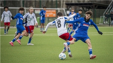Fußballer in Aktion