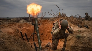 Die Ukraine setzt im Osten und im Süden des Landes ihre Offensive gegen die russische Invasion fort.