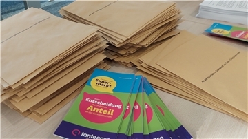 Die Umschläge fürs Tante-Enso-Projekt sind gepackt und weitestgehend verteilt. Jetzt bieten die Ortsbürgermeister von Drangstedt, Lintig und Sievern Sprechstunden an, um offene Fragen zu beantworten.
