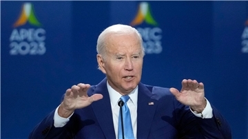 „Die Vereinigten Staaten sind eine pazifische Macht“, betont US-Präsident Joe Biden beim Apec-Gipfel in San Francisco.