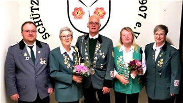 Die neuen Majestäten des Schützenvereins Loxstedt